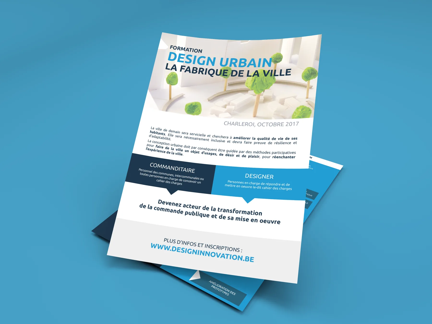 Design urbain, la fabrique de la ville : Flyer, recto