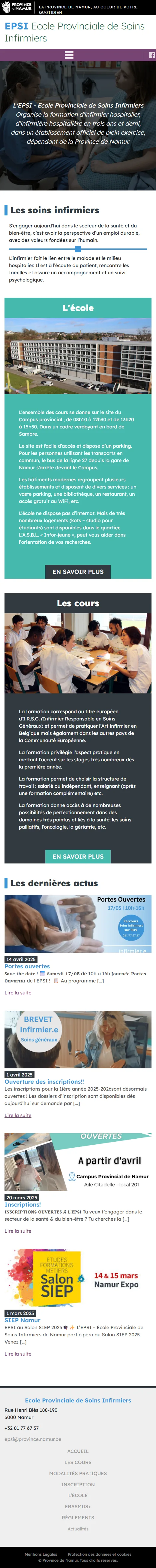 EPSI : Accueil