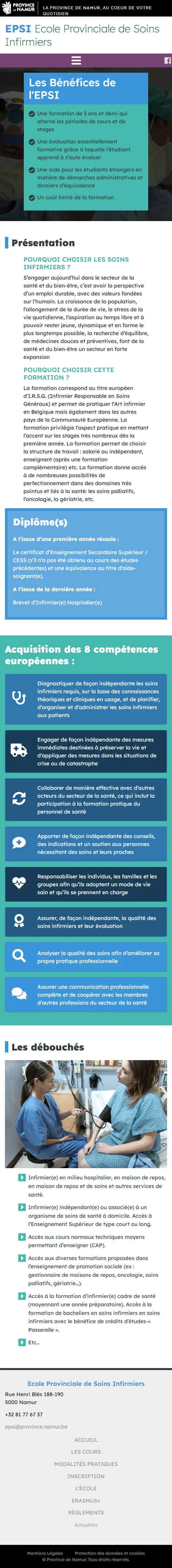 EPSI : Les cours