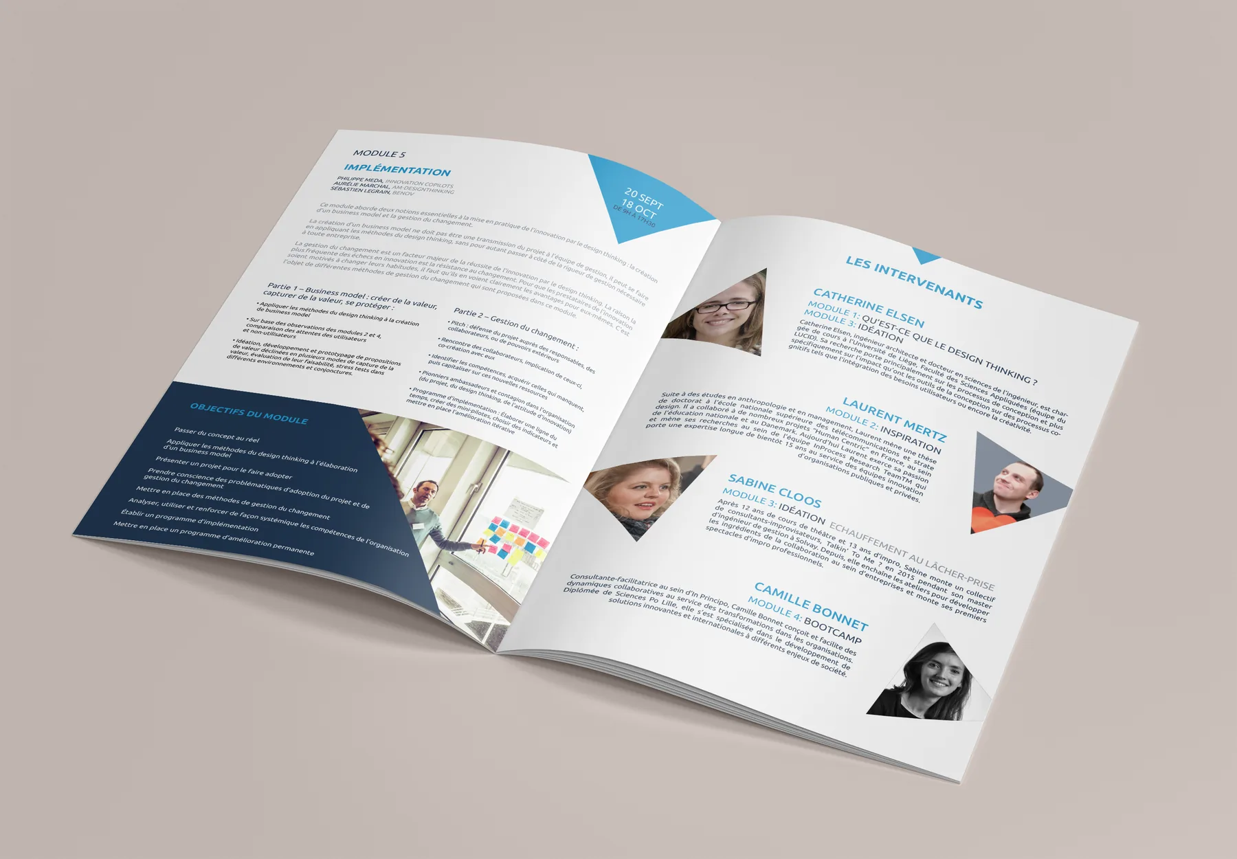 Design Innovation Executive Program, brochure : Les intervenants
