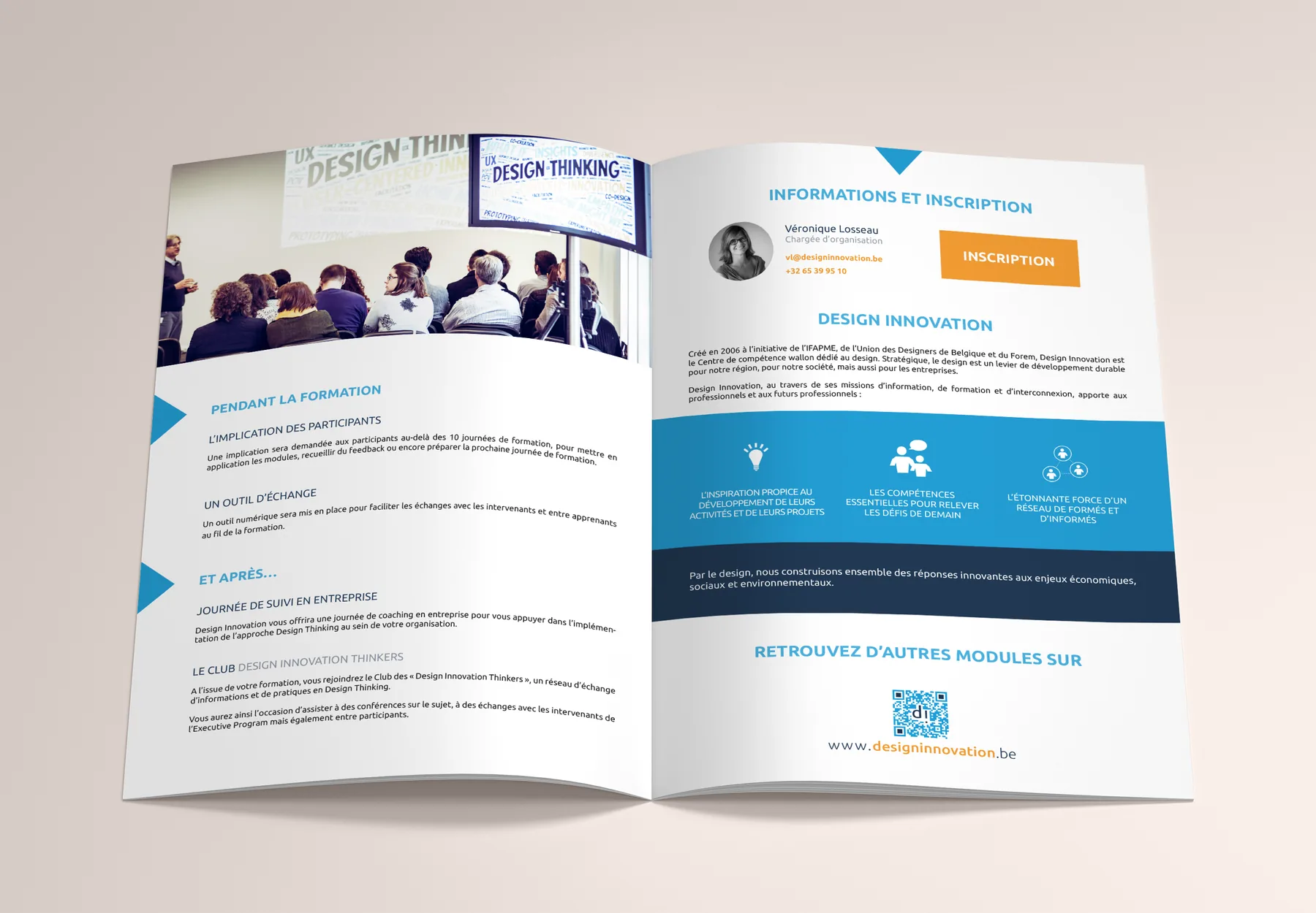 Design Innovation Executive Program, brochure : Informations pratiques