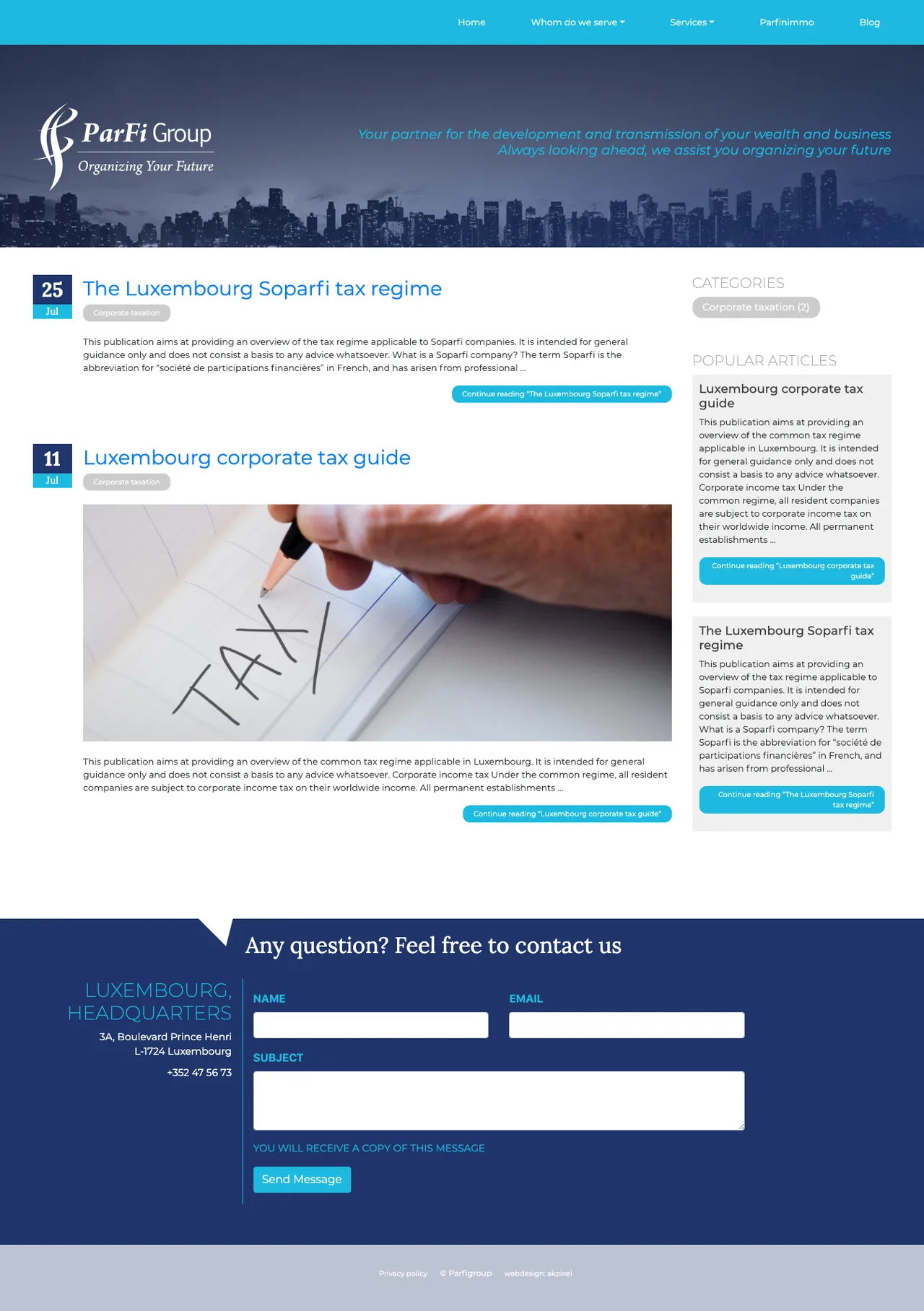 Parfi Group : Blog