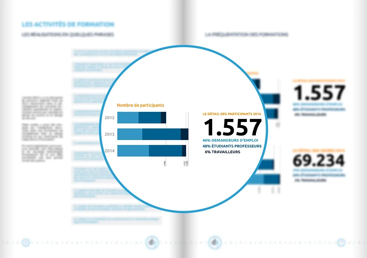 Rapport d'activités 2014 : Les activités de formation