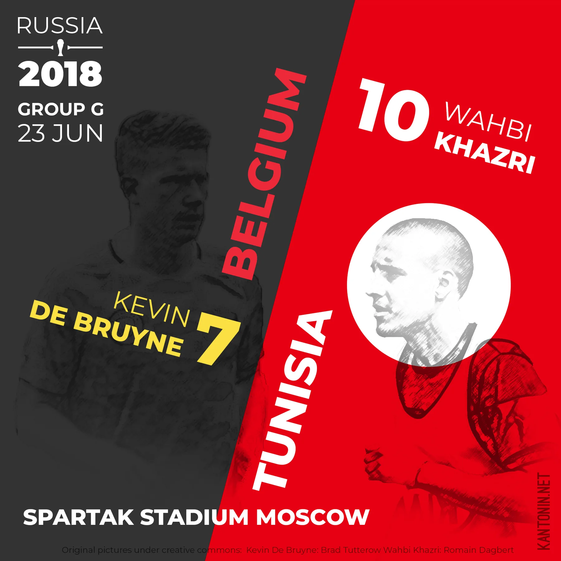 Belgian Red Devils infographics : Belgique - Tunisie